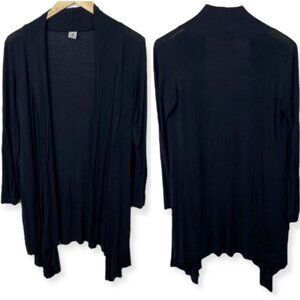 Hatch Maternity Collection Black Cardigan Womens Size XS Stretch‎ Knit Sweater